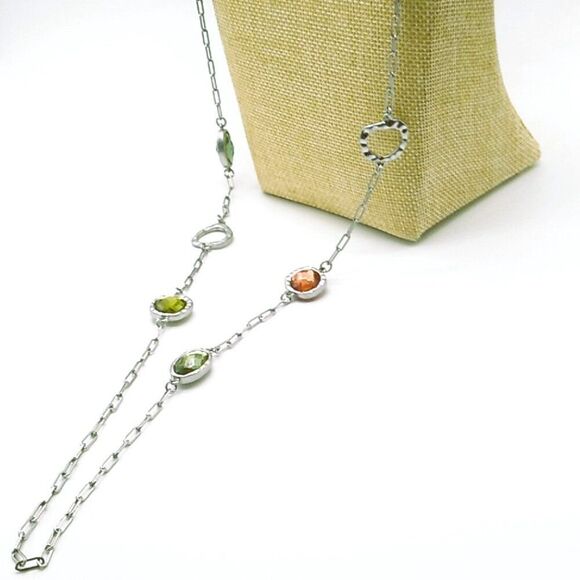 Lia Sophia Pastel GUMDROPS Silver-tone Retired Necklace - Picture 10 of 16